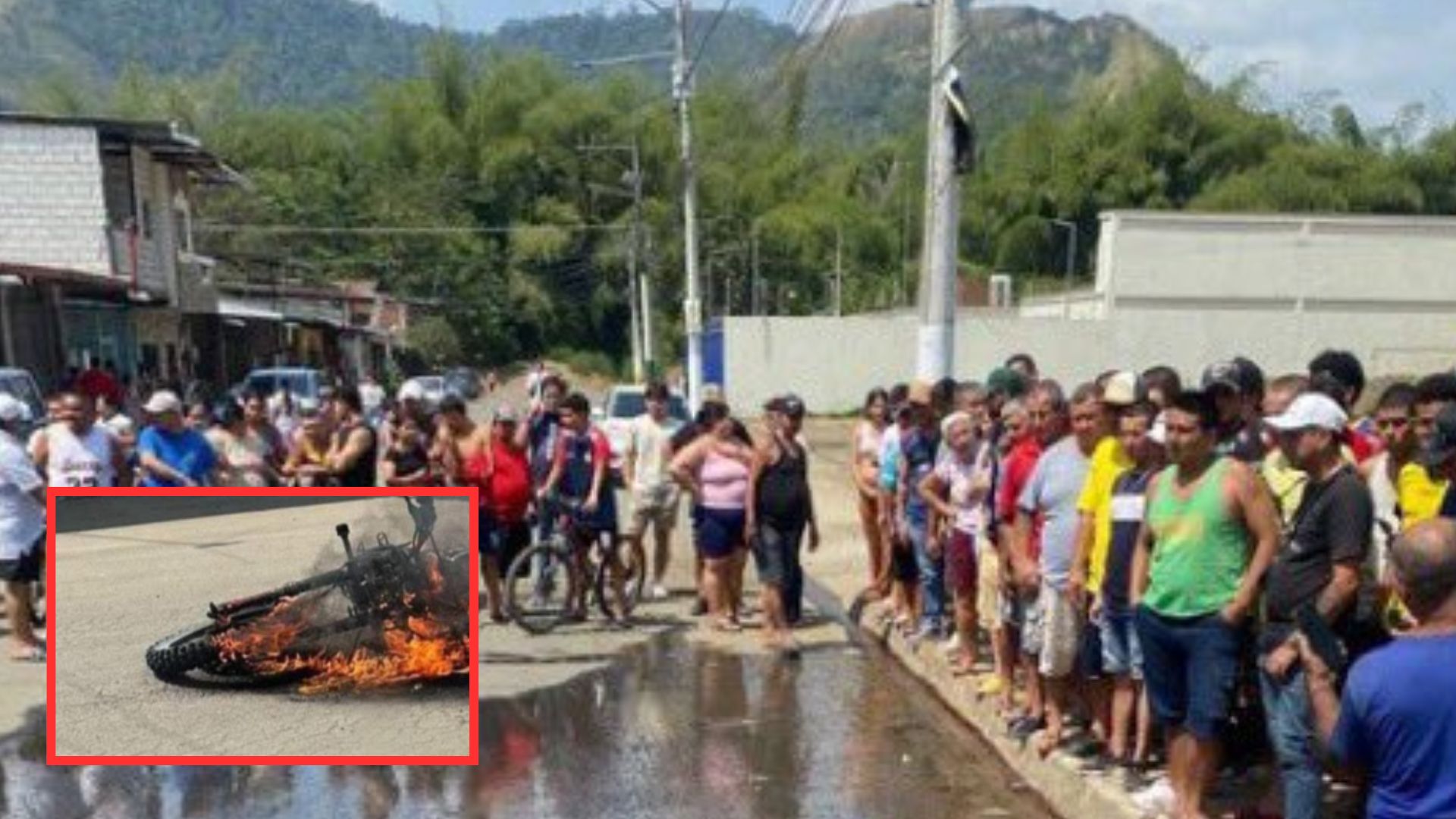 VIDEO: Queman vivos a dos sicarios tras intentar ejecutar una masacre