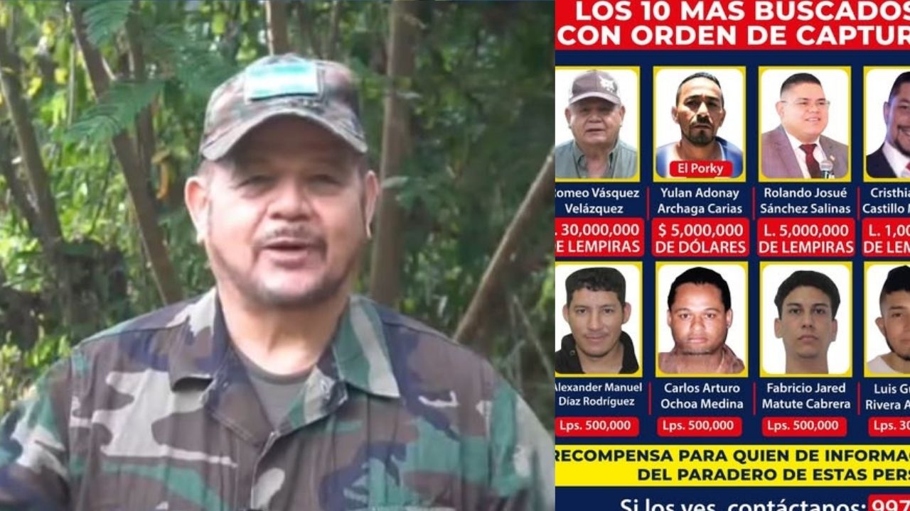 Policía Nacional aumenta a 30 millones de lempiras recompensa por Romeo Vásquez Velásquez