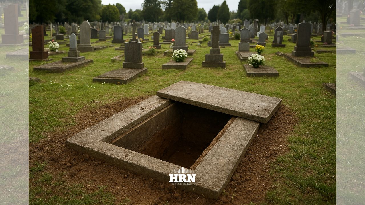 Terrorífico hallazgo: Sepulturero halló cadáver 'sentado' sobre su propia tumba
