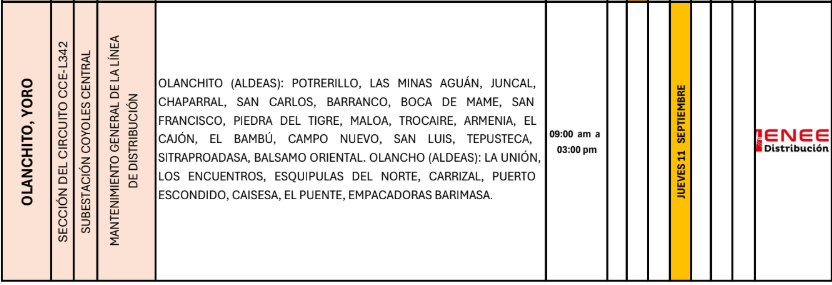 Lista de colonias que no tendrán luz pasado mañana
