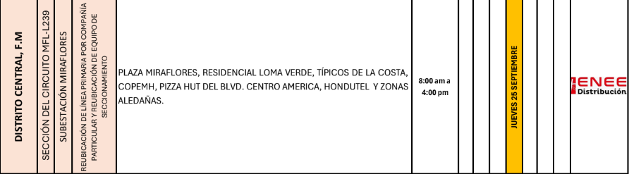Lista de colonias que no tendrán luz pasado mañana