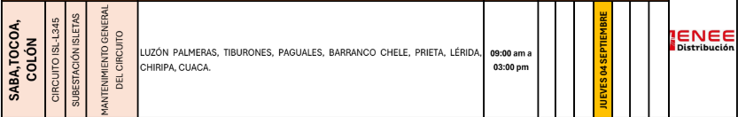 Lista de colonias que no tendrán luz pasado mañana