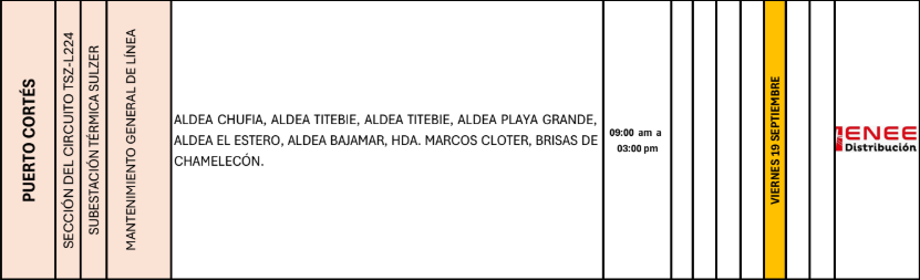 Lista de colonias que no tendrán luz pasado mañana