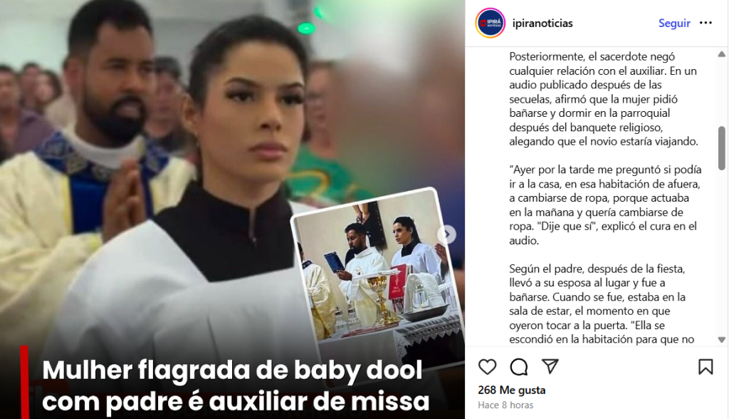 Captura de pantalla de la publicación