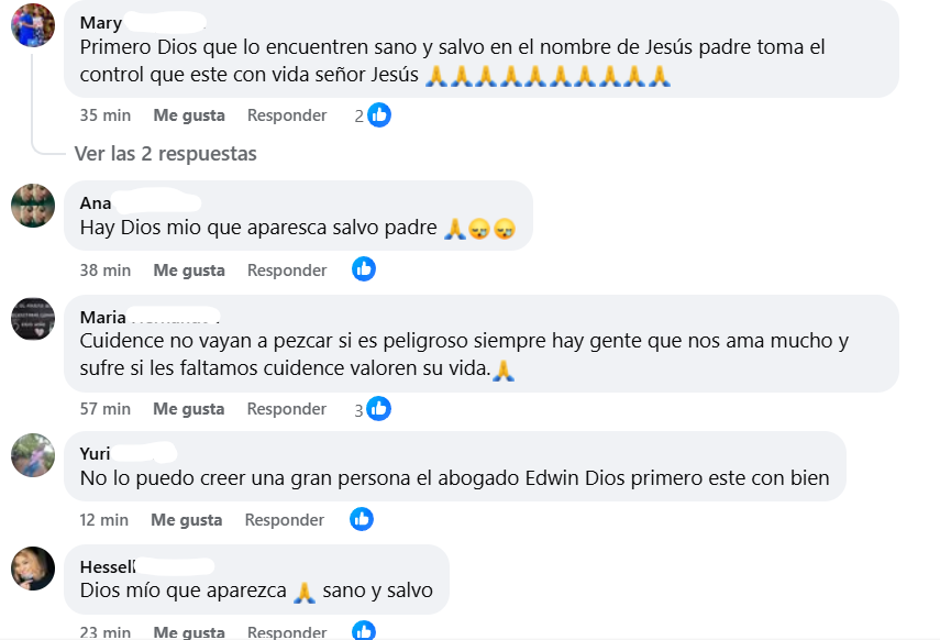Captura de pantalla de los comentarios