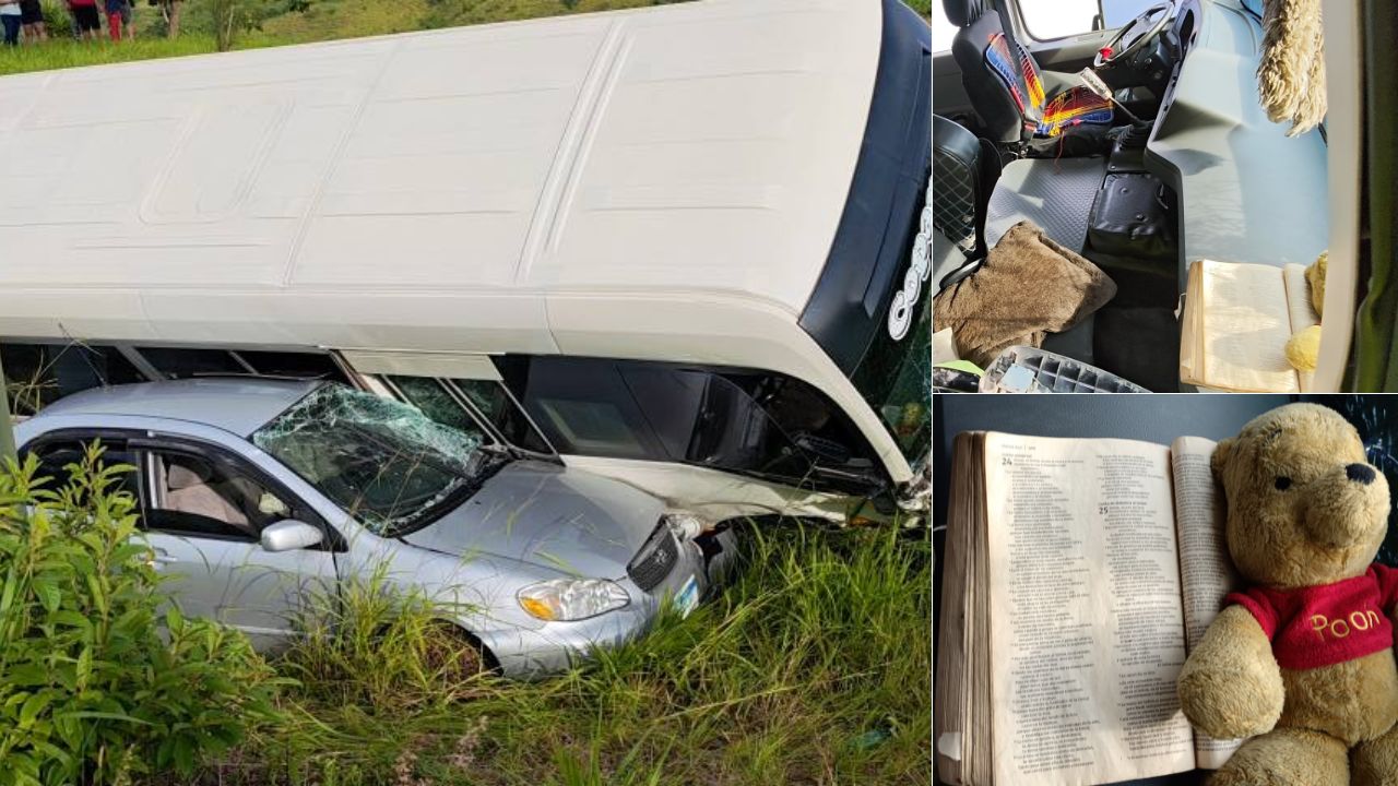 Hallan Biblia abierta en bus con 25 pasajeros accidentado en Copán: esto dicen versículos