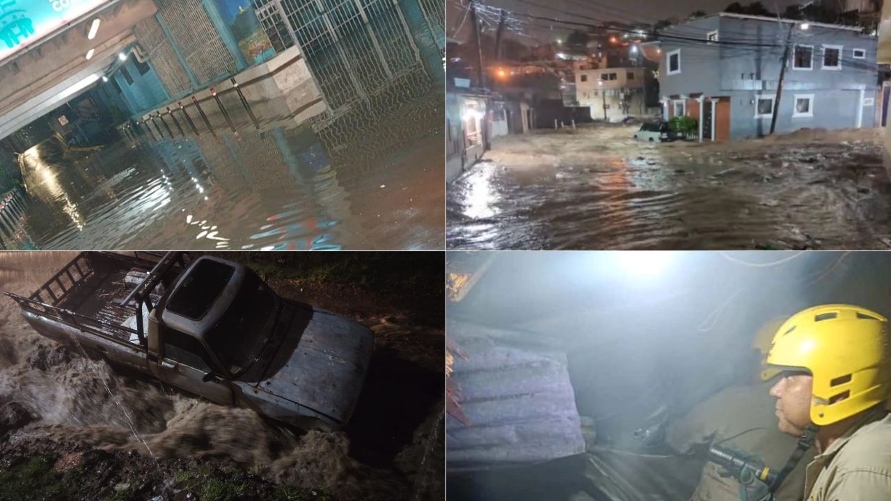 Lluvias afectan la capital: derrumbes, inundaciones y familias amenazadas