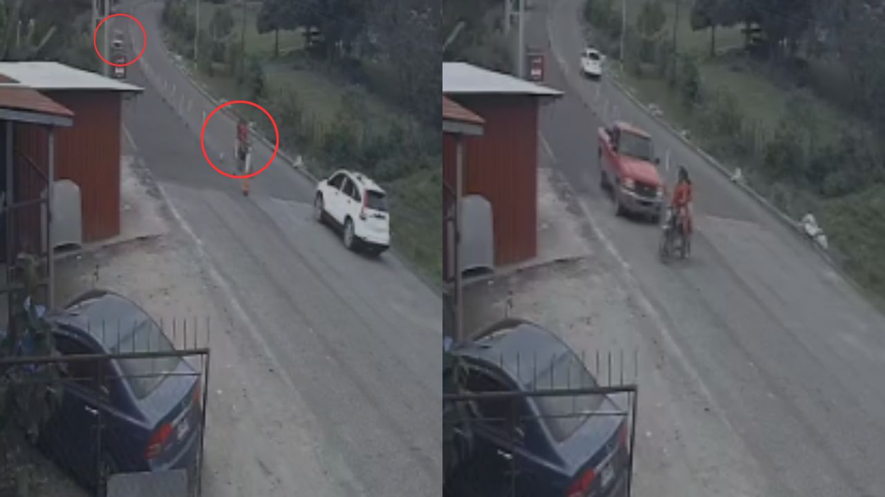 Vídeo: '¡Ayuda!' Carro atropella a dos mujeres que se cruzaron en su motocicleta