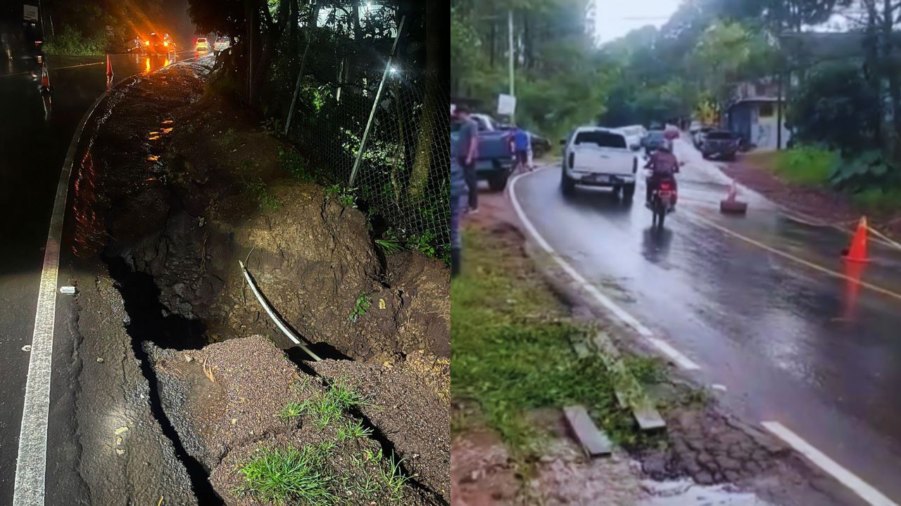 SIT anuncia cierre de tramo de carretera que conecta a Santa Lucía y Valle de Ángeles