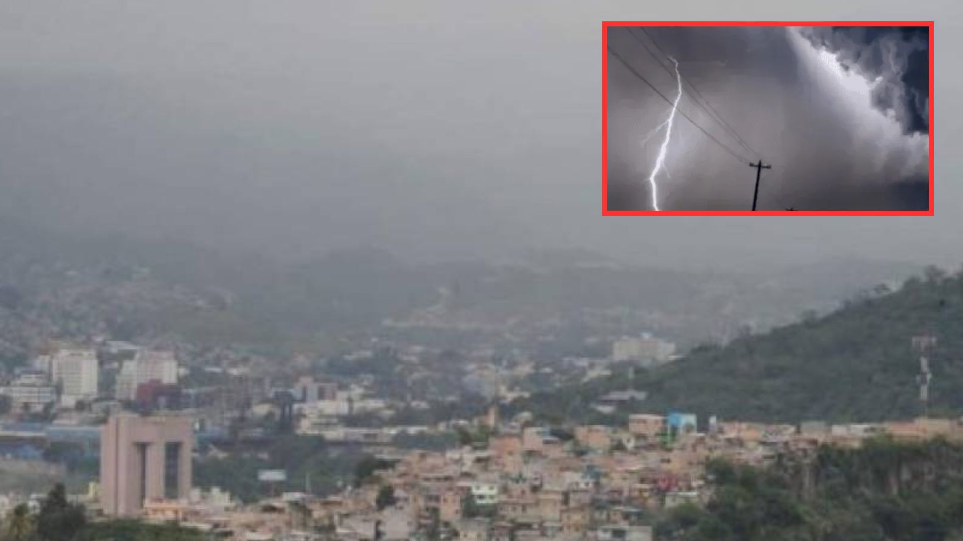 Miércoles lluvioso en Honduras: zonas donde habrá actividad eléctrica