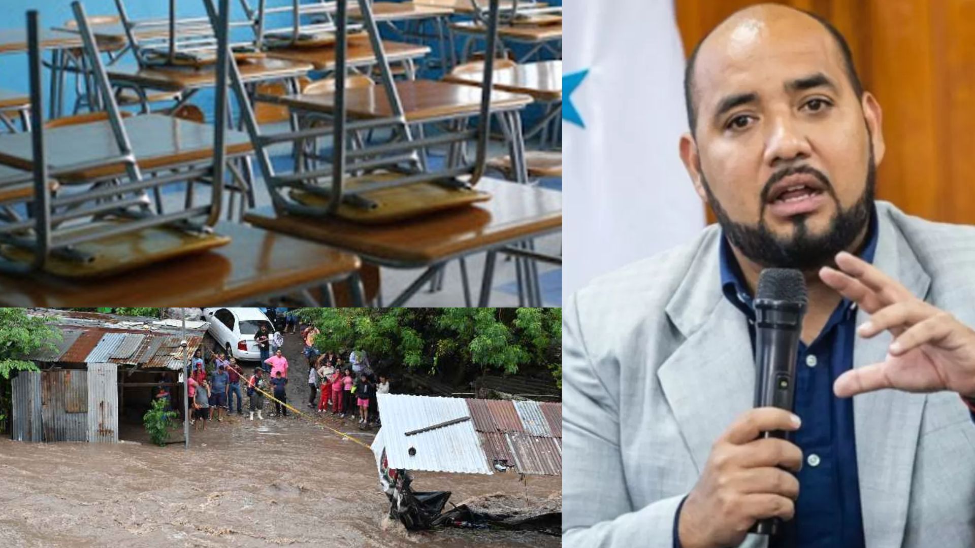 Educación suspende clases durante 24 horas en zonas bajo alerta roja por lluvias