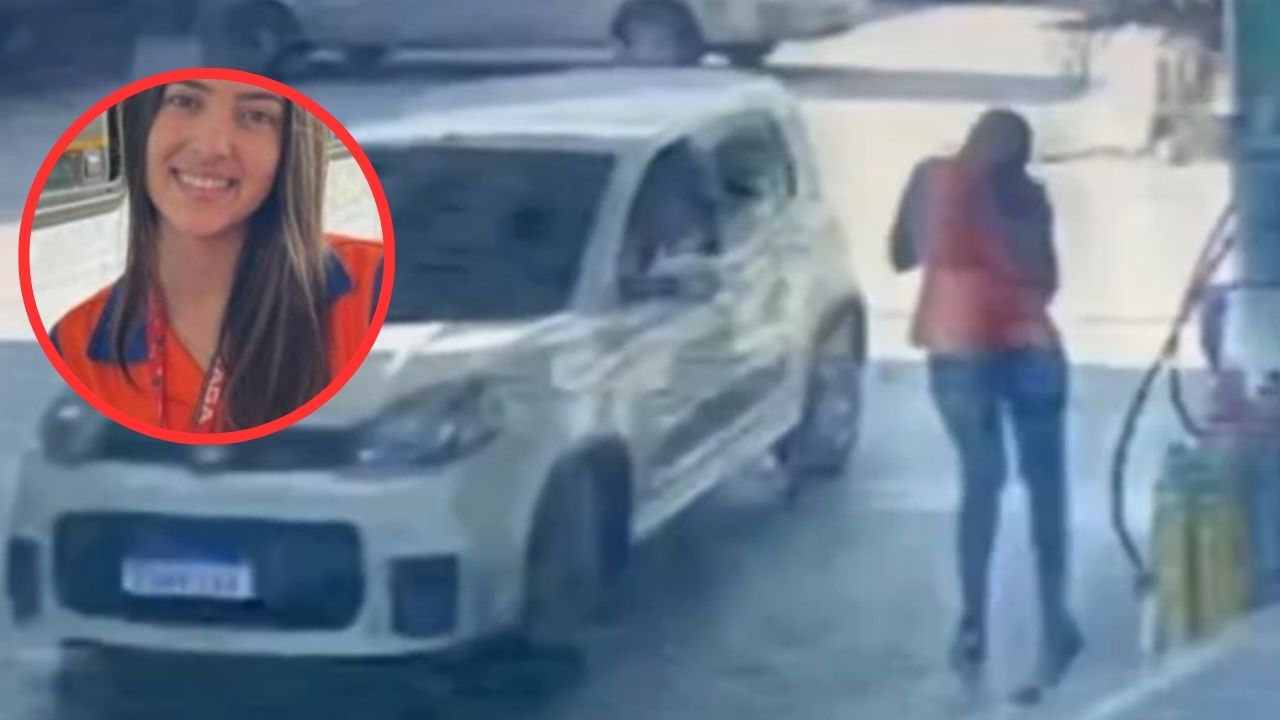 VIDEO: Hombre dispara a su ex, baja de su auto y la remata en gasolinera