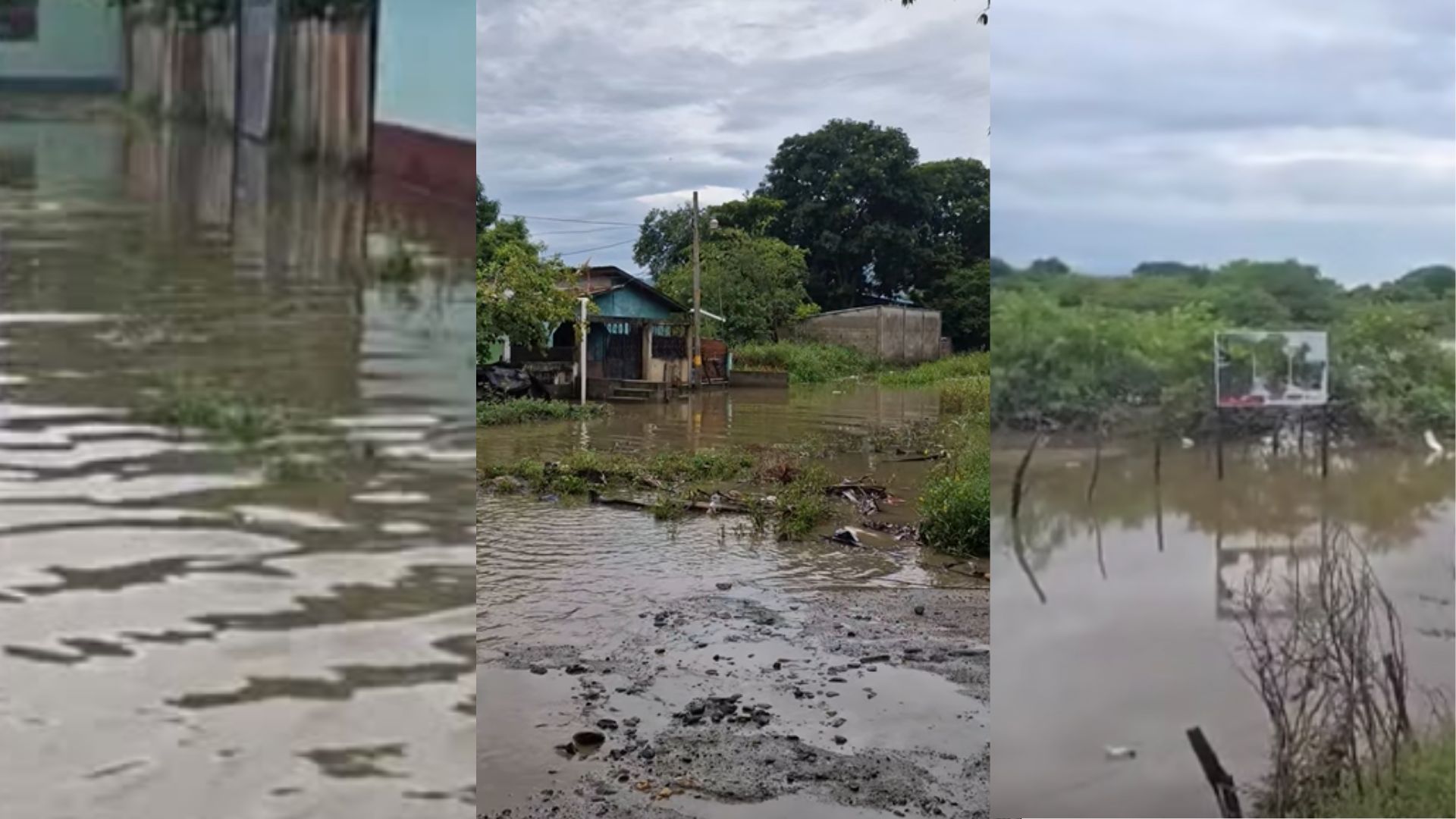 Cientos de hogares afectados por inundaciones tras intensas lluvias en Honduras