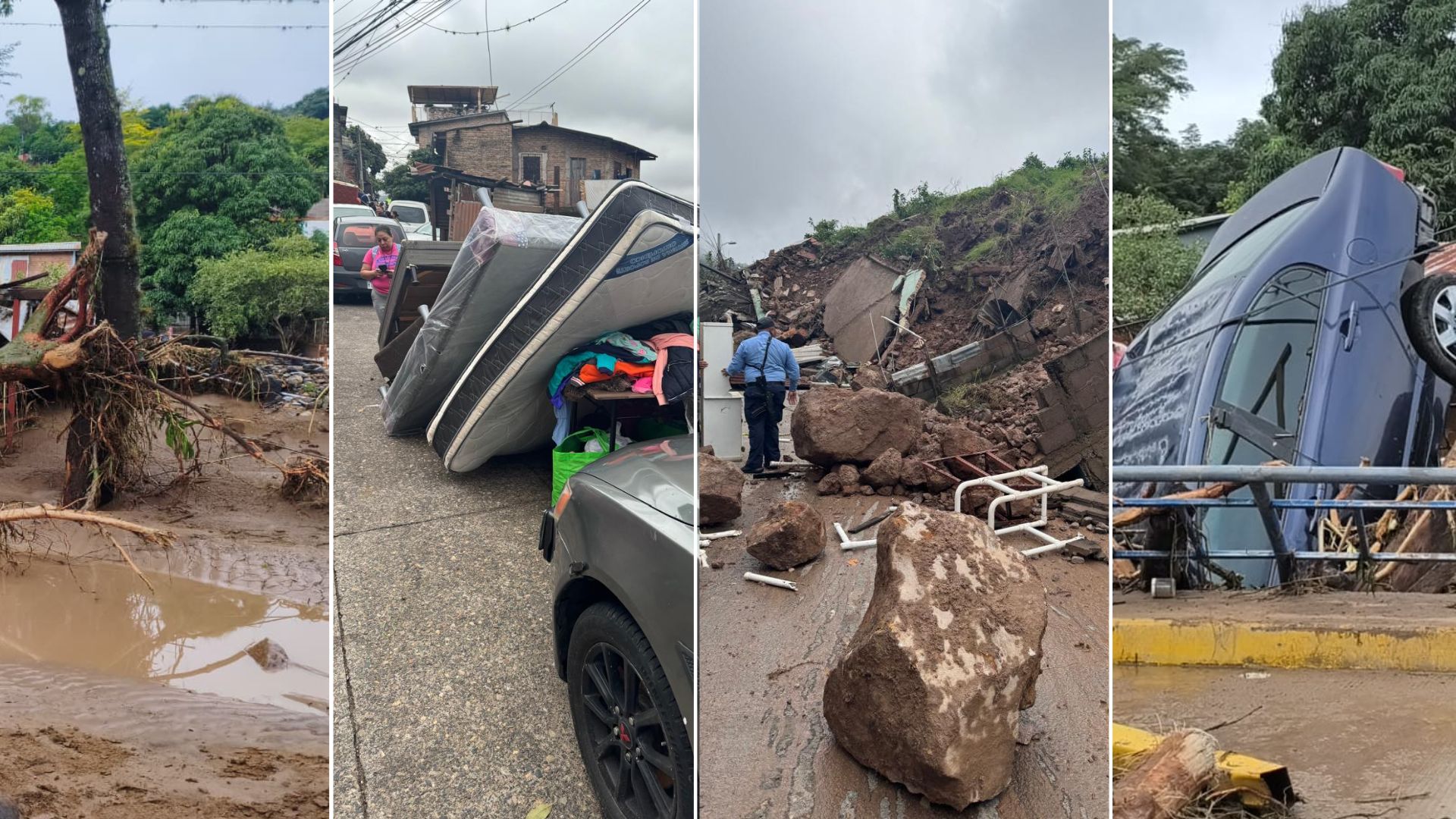 Dolor, destrucción e incertidumbre: las zonas de la capital más golpeadas por lluvias