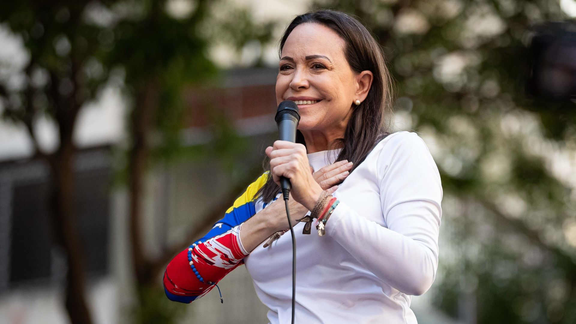 María Corina Machado dice que el 'próximo premio' será la libertad de Venezuela