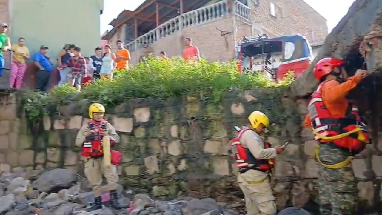 'Atorado en muro': hallan a menor desaparecido en Tegucigalpa