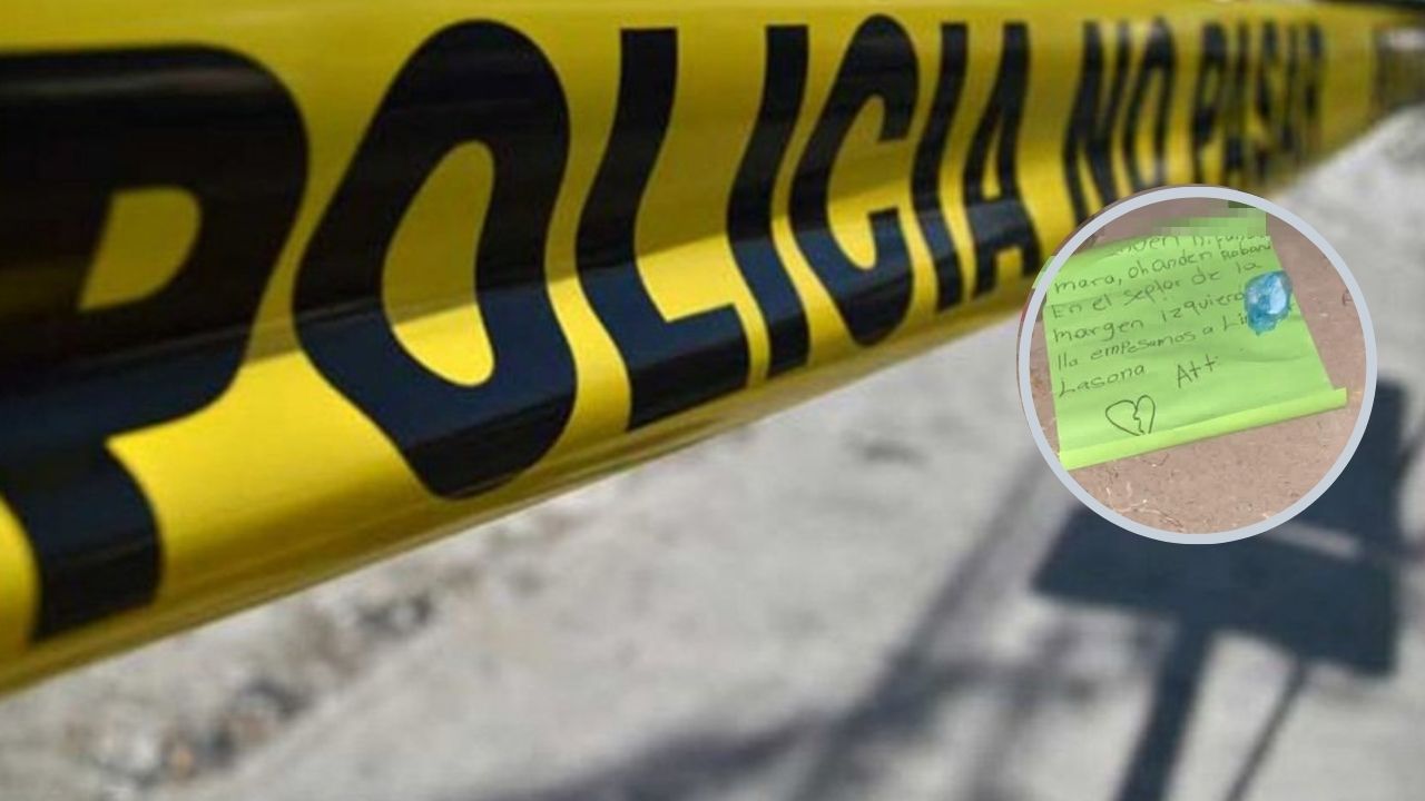 Religiosos hallan a dos jóvenes muertos con mensaje intimidante en Colón