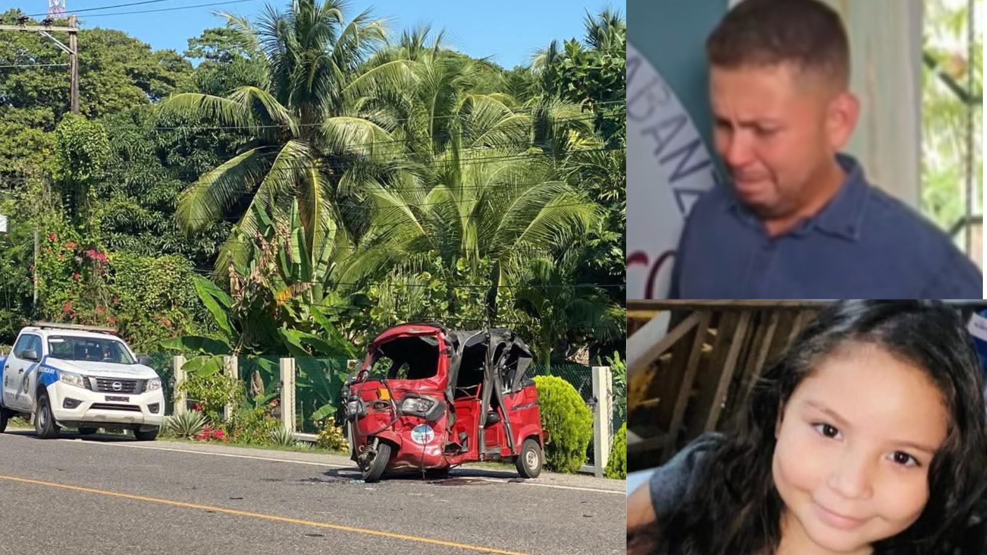 'Hija te fallé': padre revela la decisión que tomó con niña antes de accidente en Omoa