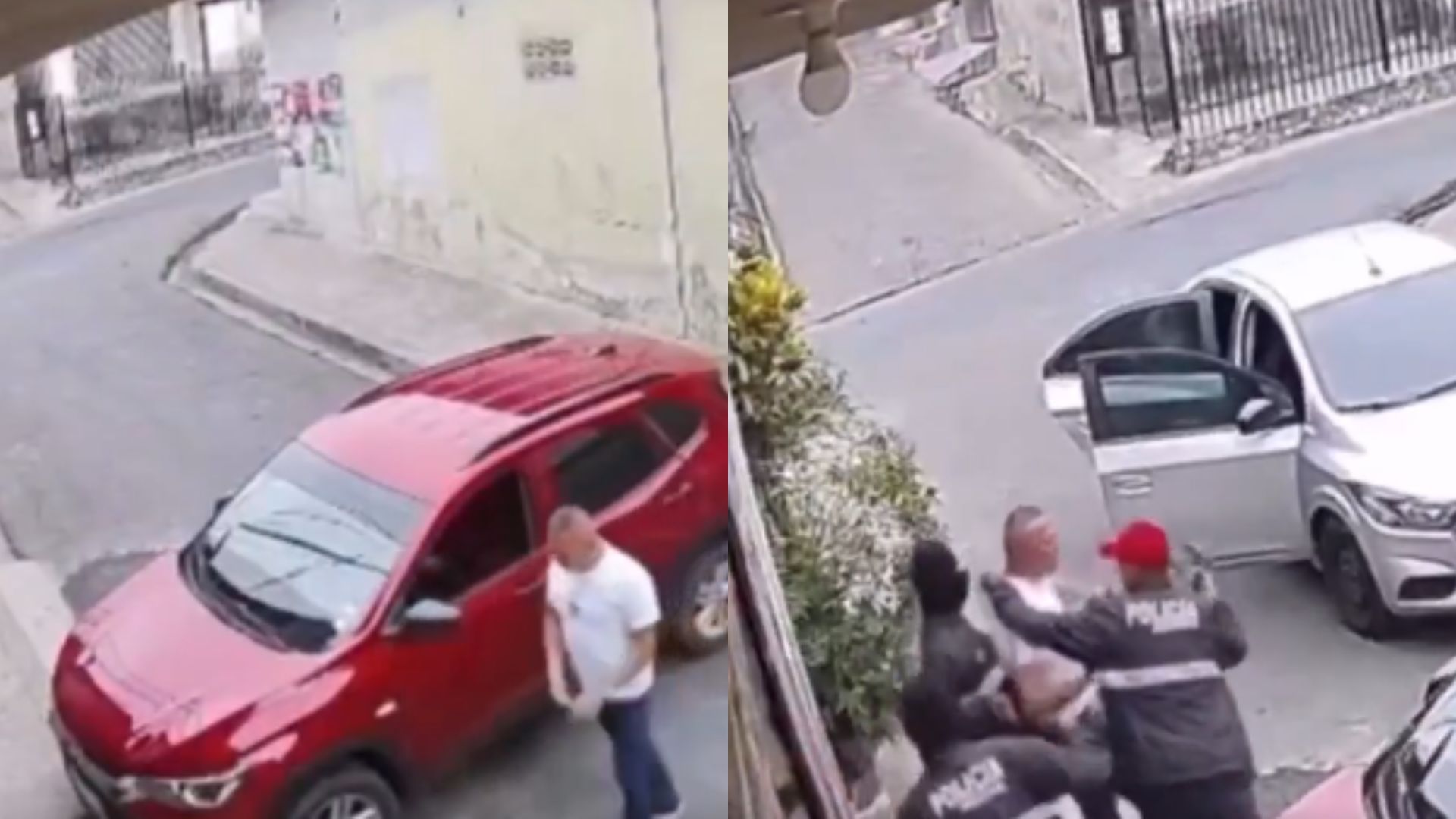 VIDEO: 'No se lo lleven', comerciante es secuestrado por falsos policías