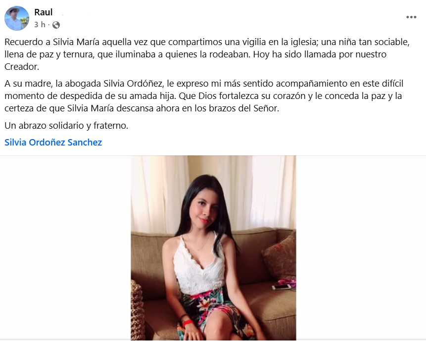 Captura de pantalla de la publicación