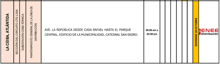Lista de colonias que no tendrán luz pasado mañana
