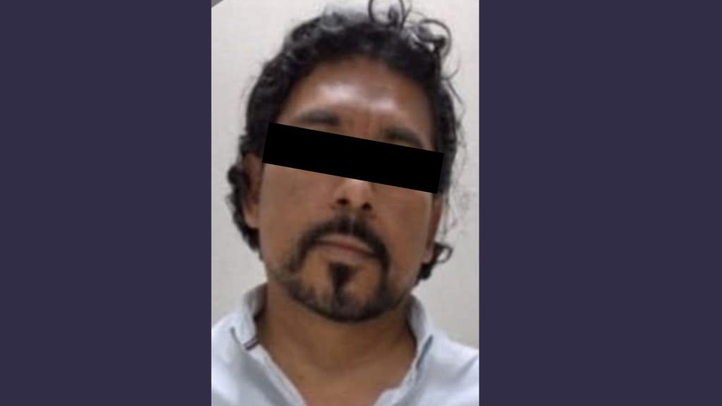 Una foto del capturado