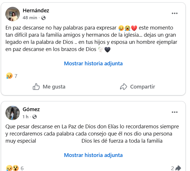 Captura de pantalla de los comentarios