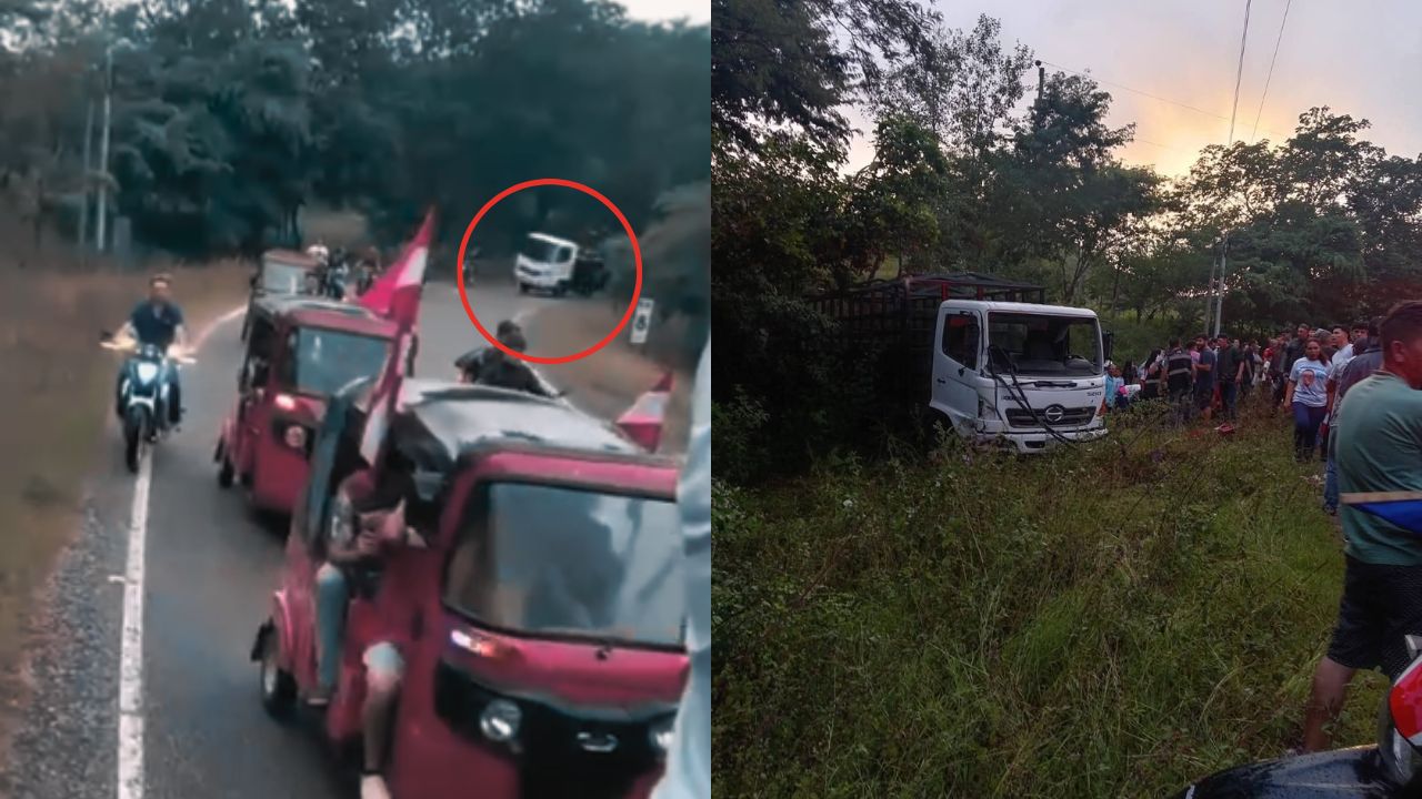 Vídeo | '¡Ay, cipotas!': Así fue el accidente de camión, que cobró varias vidas en Santa Bárbara