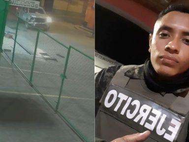Salen a la luz videos del accidente donde murió un joven militar en El Paraíso