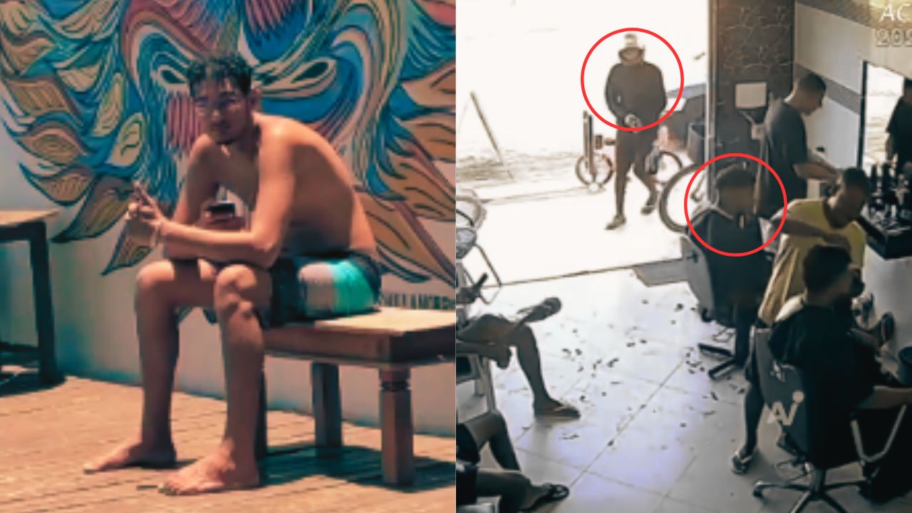 En presencia de niños, sicario le quitó la vida a cliente de barbería; hecho quedó grabado