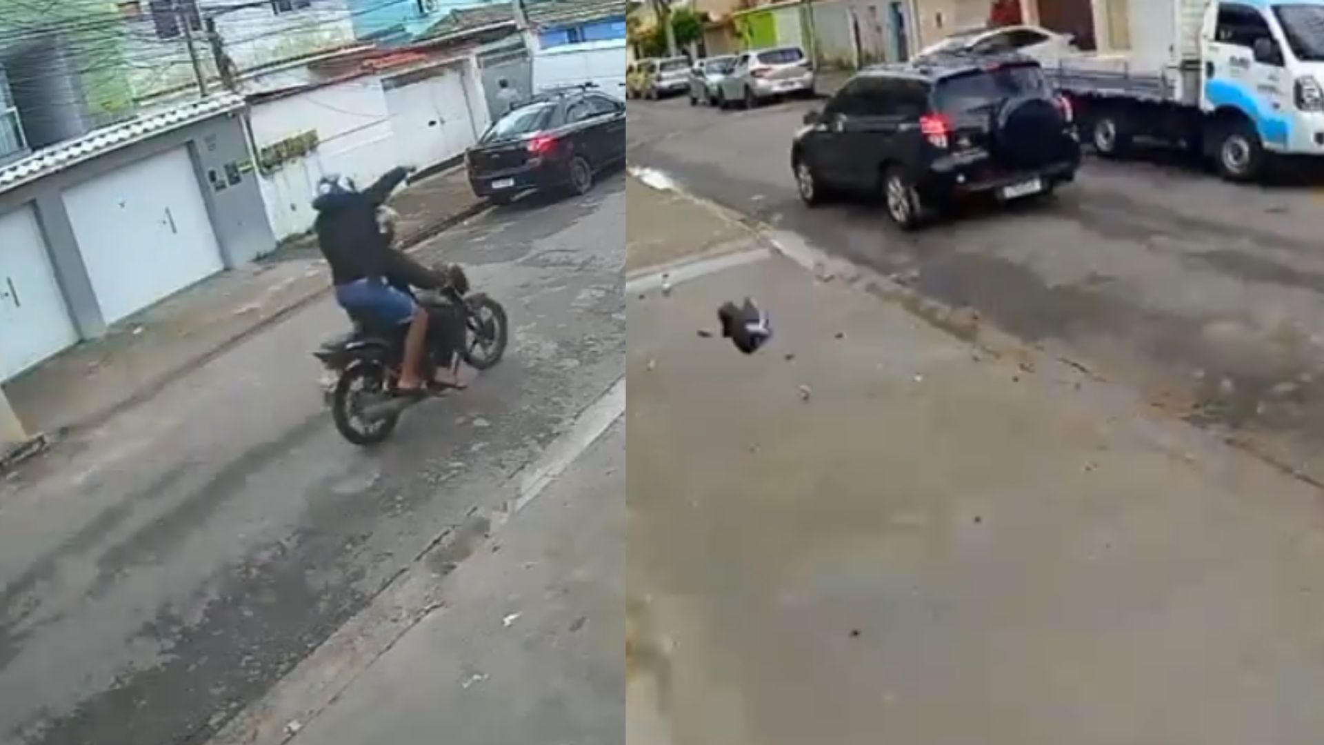 VIDEO: Conductor de camioneta que iba a ser encañonado atropella y mata a ladrón