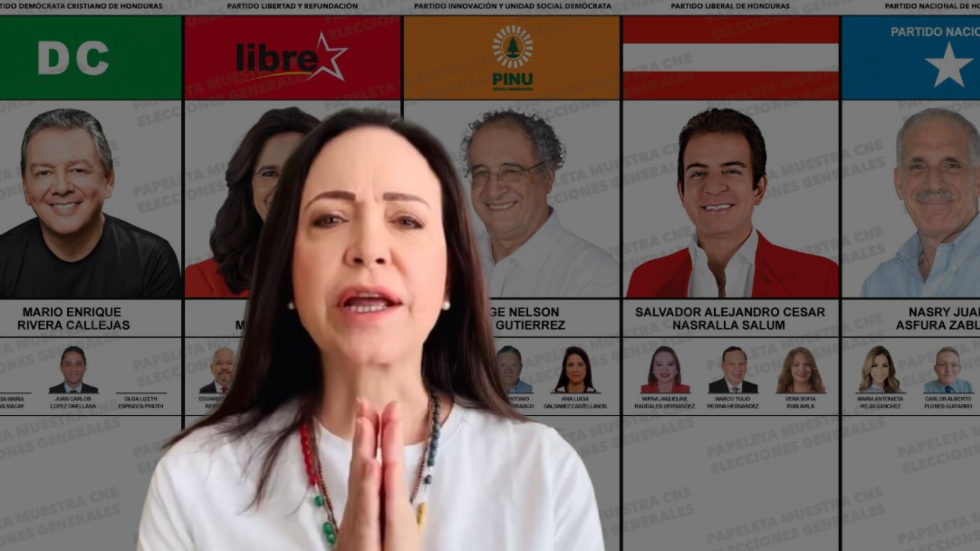 'No abandonen las urnas': Premio Nobel de la Paz llama a defender la democracia en Honduras