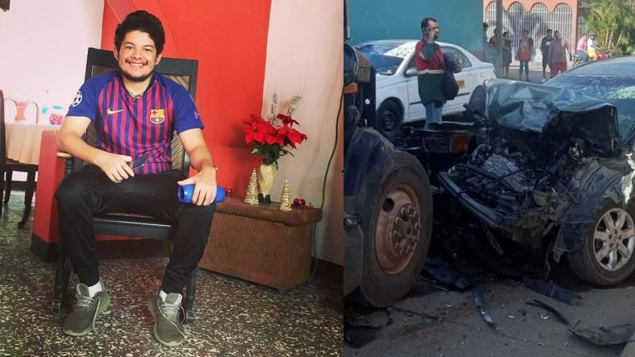 Sale a la luz video de accidente en el que murió un joven en Comayagua