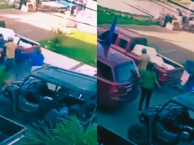 Vídeo: Hombre bofeteó a una mujer en medio de pelea de simpatizantes del PN