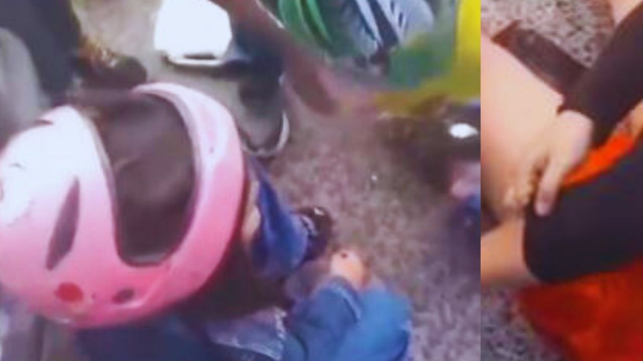 VIDEO: 'Me duele, quiero estar en la casa', niña a tía tras accidente vial