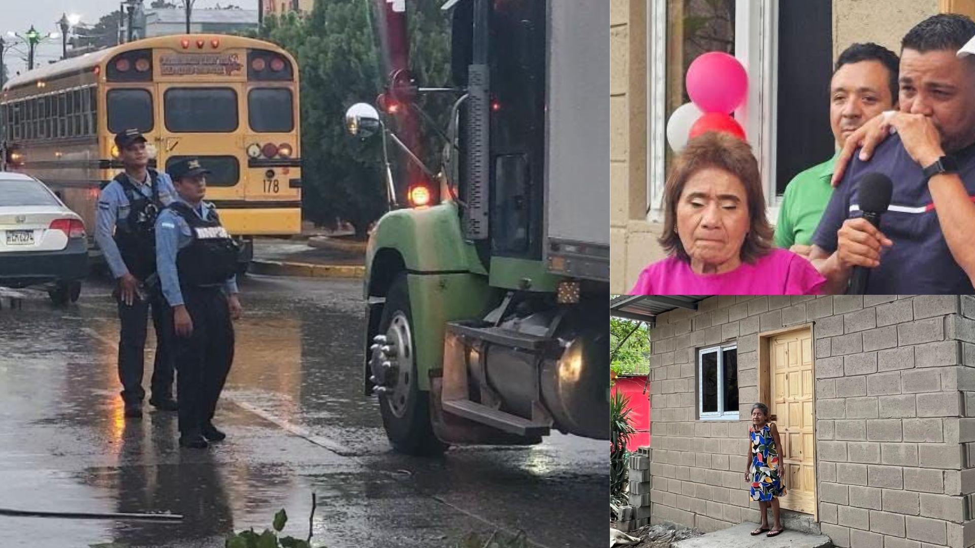 Muere atropellada abuelita a quien creadores de contenido le construyeron una casa en Yoro