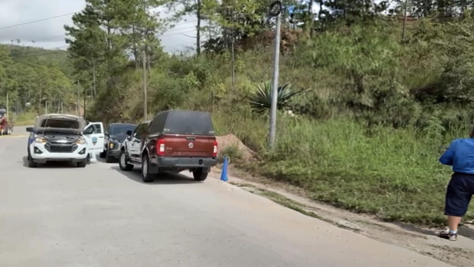 Hallan cuerpo carbonizado en carretera a Tatumbla: sospechan de un ritual satánico