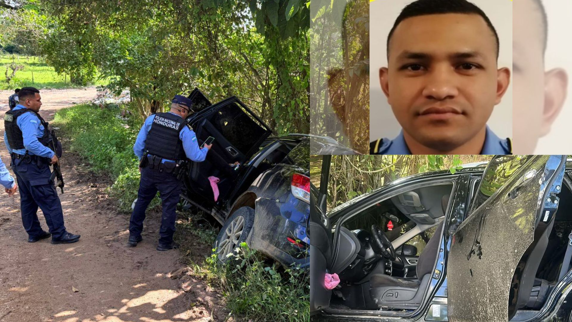 Una embarazada y camioneta con armas: nuevo giro en muerte de policía en Olancho