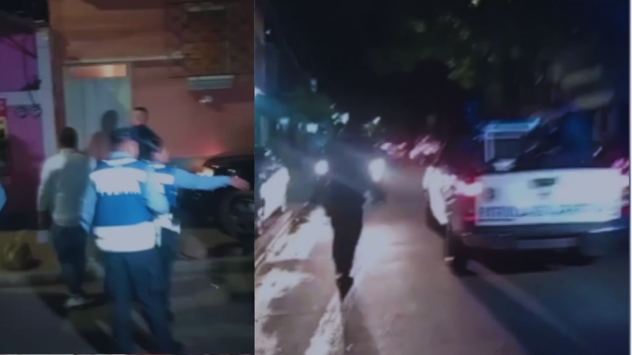 VIDEO: 'Andan bolos', supuestos policías generan caos en El Manchén tras accidente vial