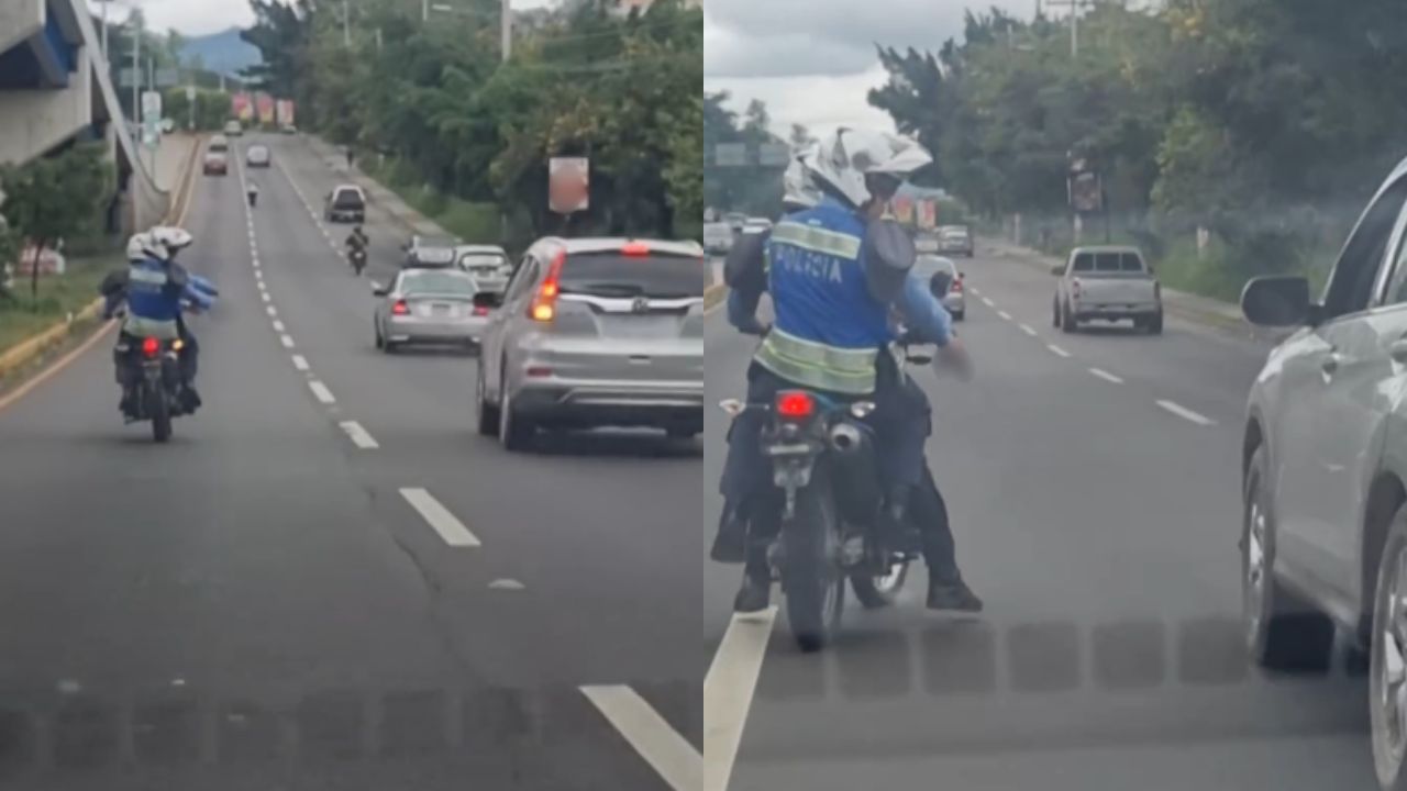 Vídeo: Con disparos al aire, policías detuvieron a conductor en bulevar Fuerzas Armadas