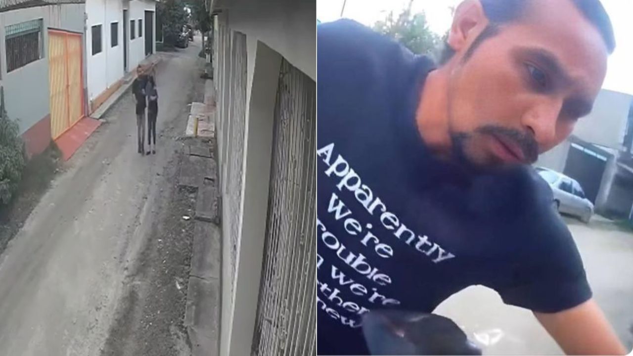 Revelan nuevo video de hombre que le disparó a 'delivery' por un asalto en SPS