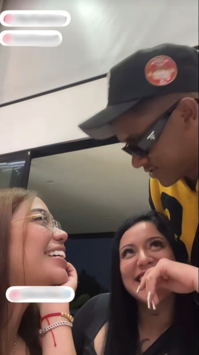 Captura de pantalla de un video donde aparecen Papi Darry y Tu Favorita