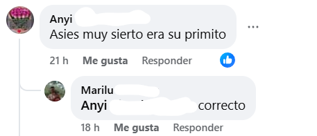 Captura de pantalla de los comentarios