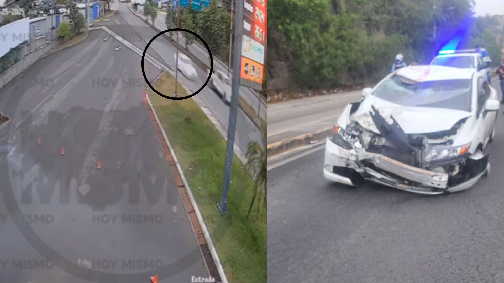 Imágenes revelan la velocidad del conductor en tragedia del anillo periférico