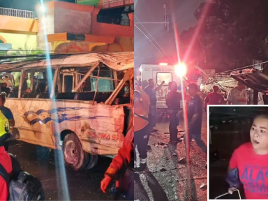 'Estamos hartos': sampedrana explota tras muerte de embarazada en accidente de bus