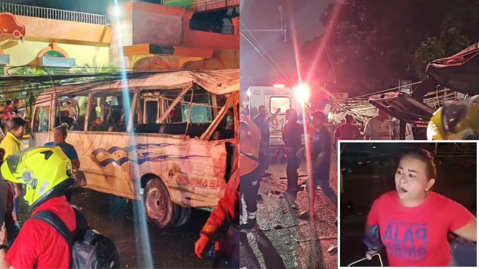 'Estamos hartos': sampedrana explota tras muerte de embarazada en accidente de bus