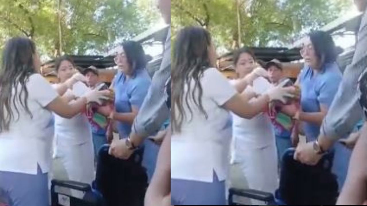 'Cayó el niño al suelo': graban nacimiento de bebé afuera del hospital de Choluteca