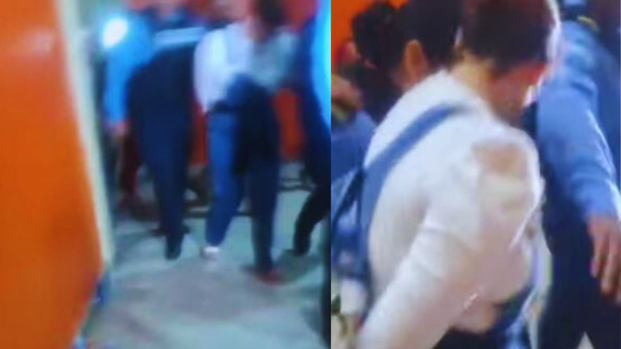 VIDEO: Sorprenden a mujer llenando actas a favor de partido político en SPS