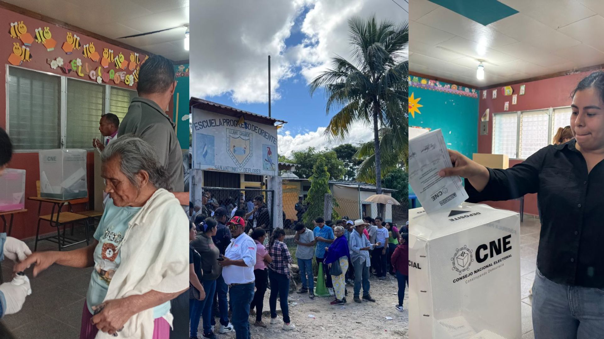 'Queremos elegir': ciudadanos abarrotan centros de votación en San Antonio de Flores