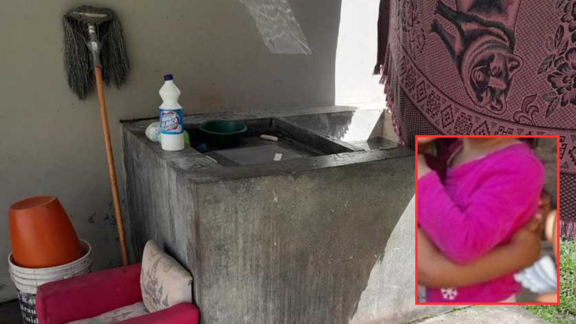 Revelan cómo encontraron muerta a niña de 3 años que cayó a una pila en Ocotepeque